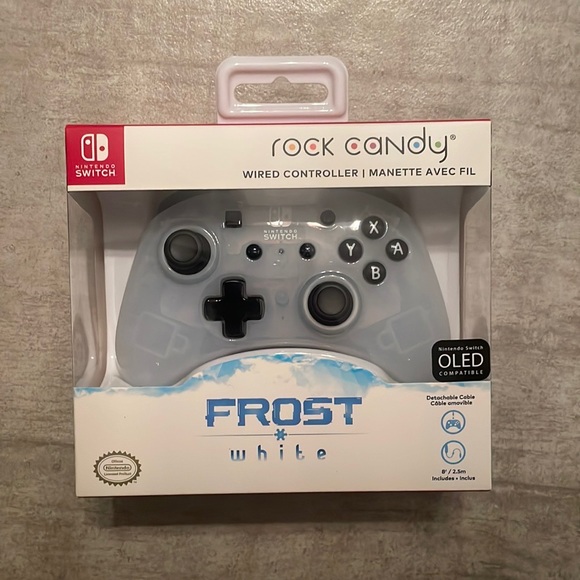 Nintendo switch frost white wired controller - Picture 1 of 2